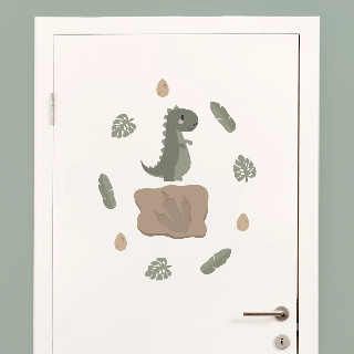 Preview of Door Stickers: Dinosaurs