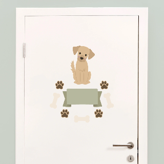 Preview of Door Stickers: Dogs