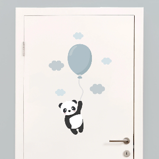 Preview of Door Stickers: Panda