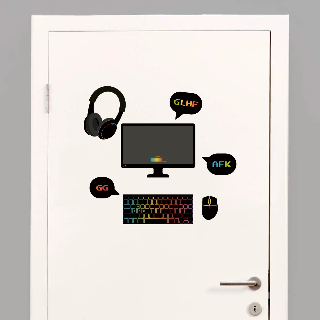 Preview of Door Stickers: Gaming PC
