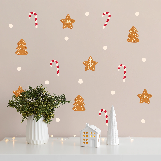 Preview of Wall Decals: Candy Canes