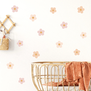 Preview of Wall Decals: Daisy Flowers Boho