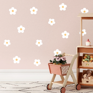 Preview of Wall Decals: Daisy Flowers Classic