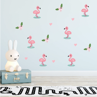 Preview of Wall Decals: Flamingo