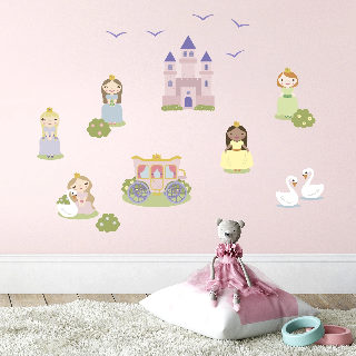 Preview of Wall Decals: Princesses