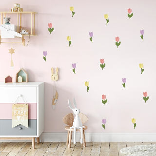 Preview of Wall Decals: Tulips