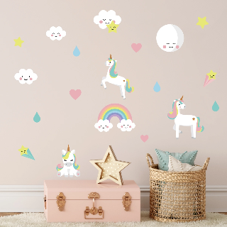 Preview of Wall Decals: Unicorn