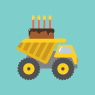Birthday Cards: Birthday Vehicles (10 pcs.)