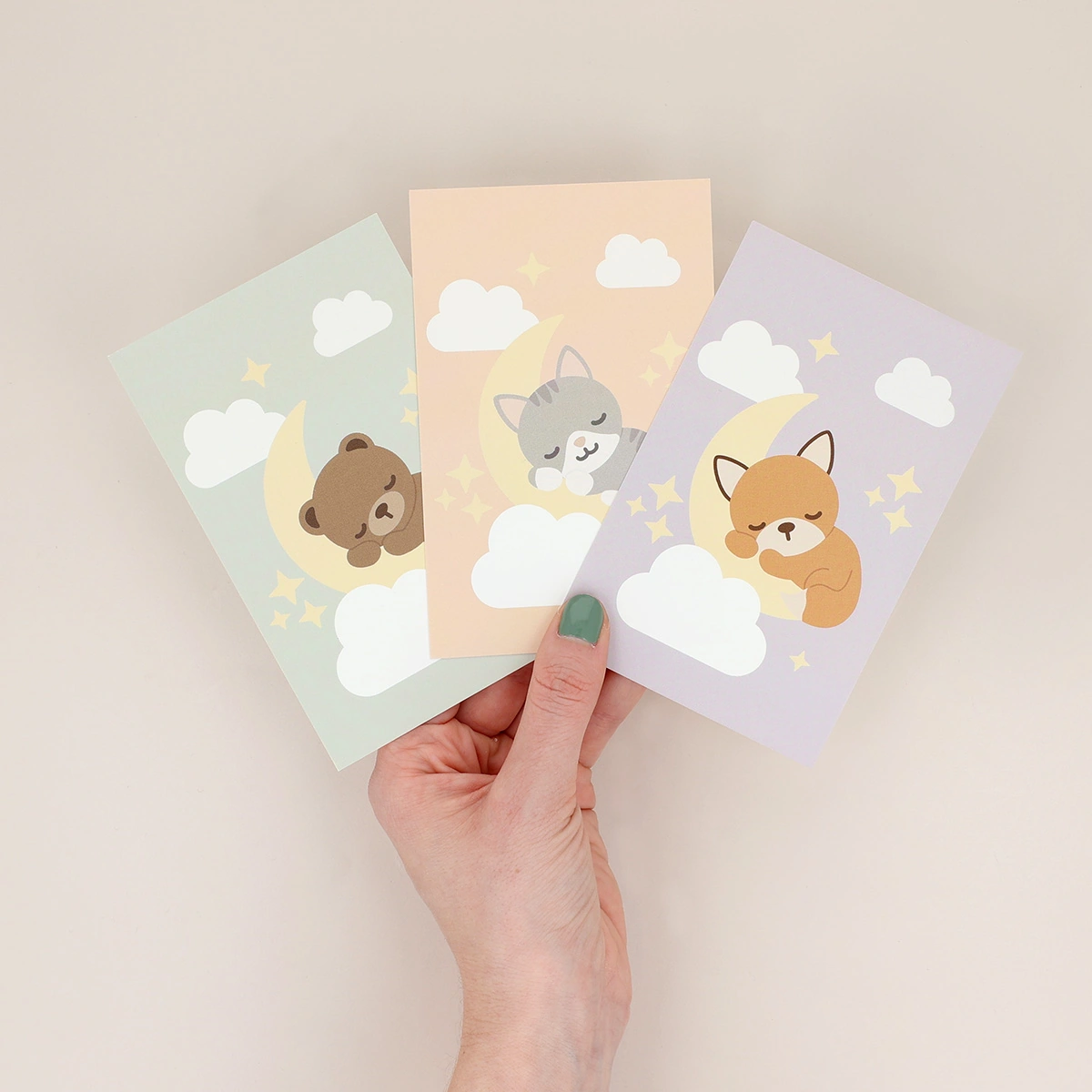 Birthday Cards: Baby Animals (10 pcs.) 2/6