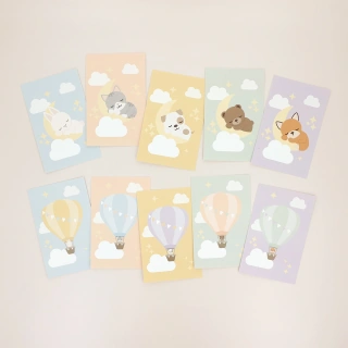Birthday Cards: Baby Animals (10 pcs.) 1/6