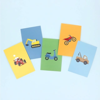 Birthday Cards: Vehicles (10 pcs.) 6/6