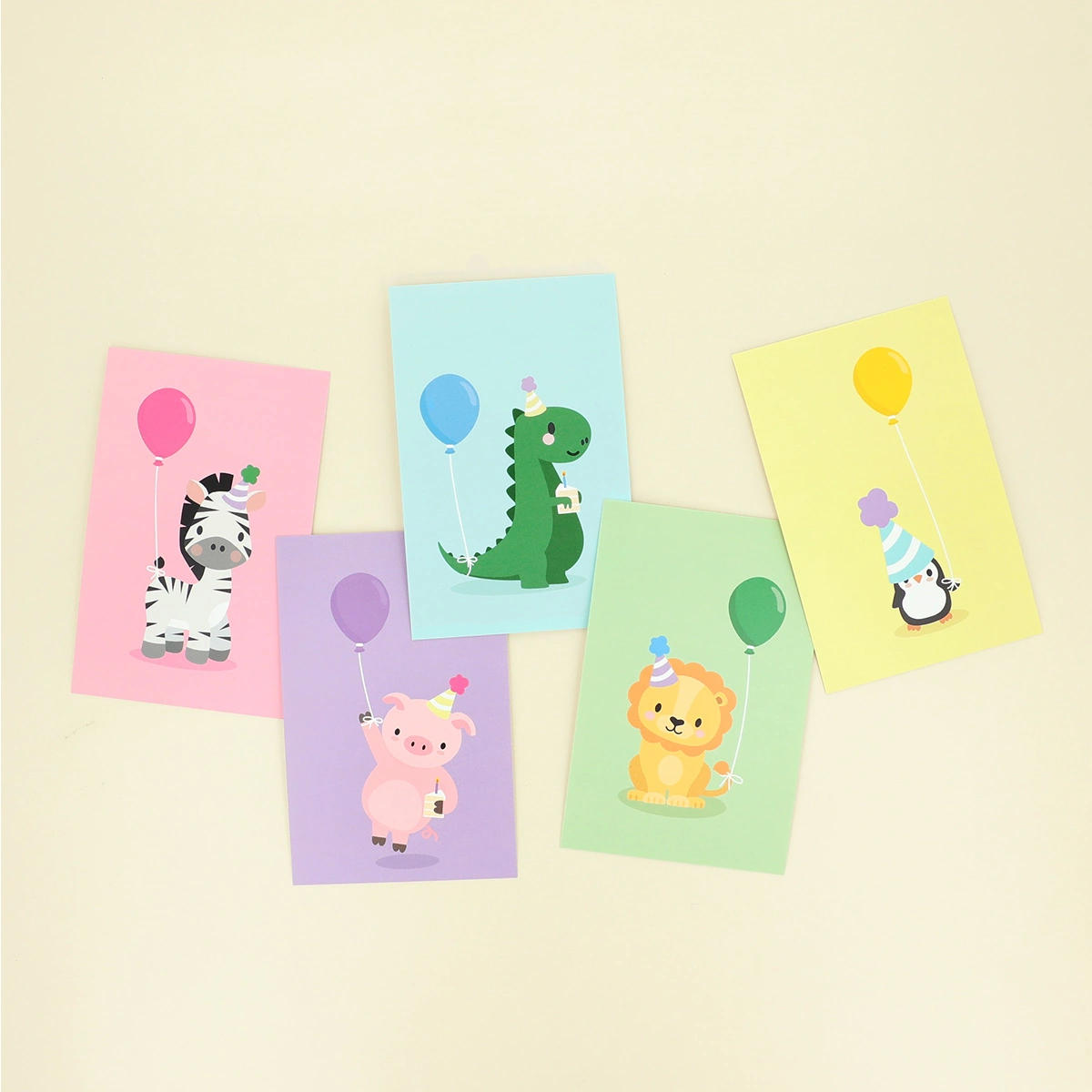 Birthday Cards: Party Animals (10 pcs.) 6/6