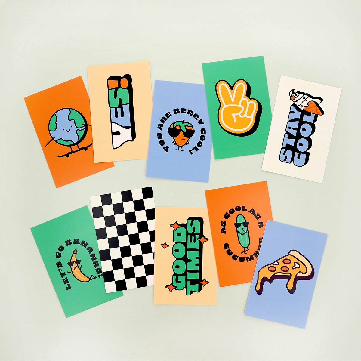 Birthday Cards: Stay Cool (10 pcs.) 1/6