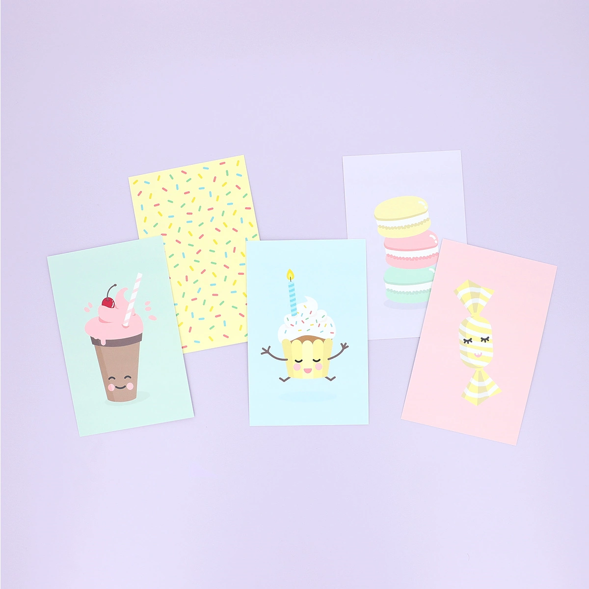 Birthday Cards: Sweets (10 pcs.) 6/6