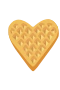 Waffle heart