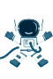 Blue Astronaut