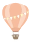 Orange Hot Air Balloon