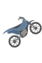 Blue Motorcycle