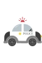 Police car black