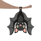 Bat In Tree