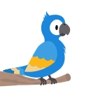 Blue parrot