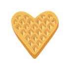Waffle heart